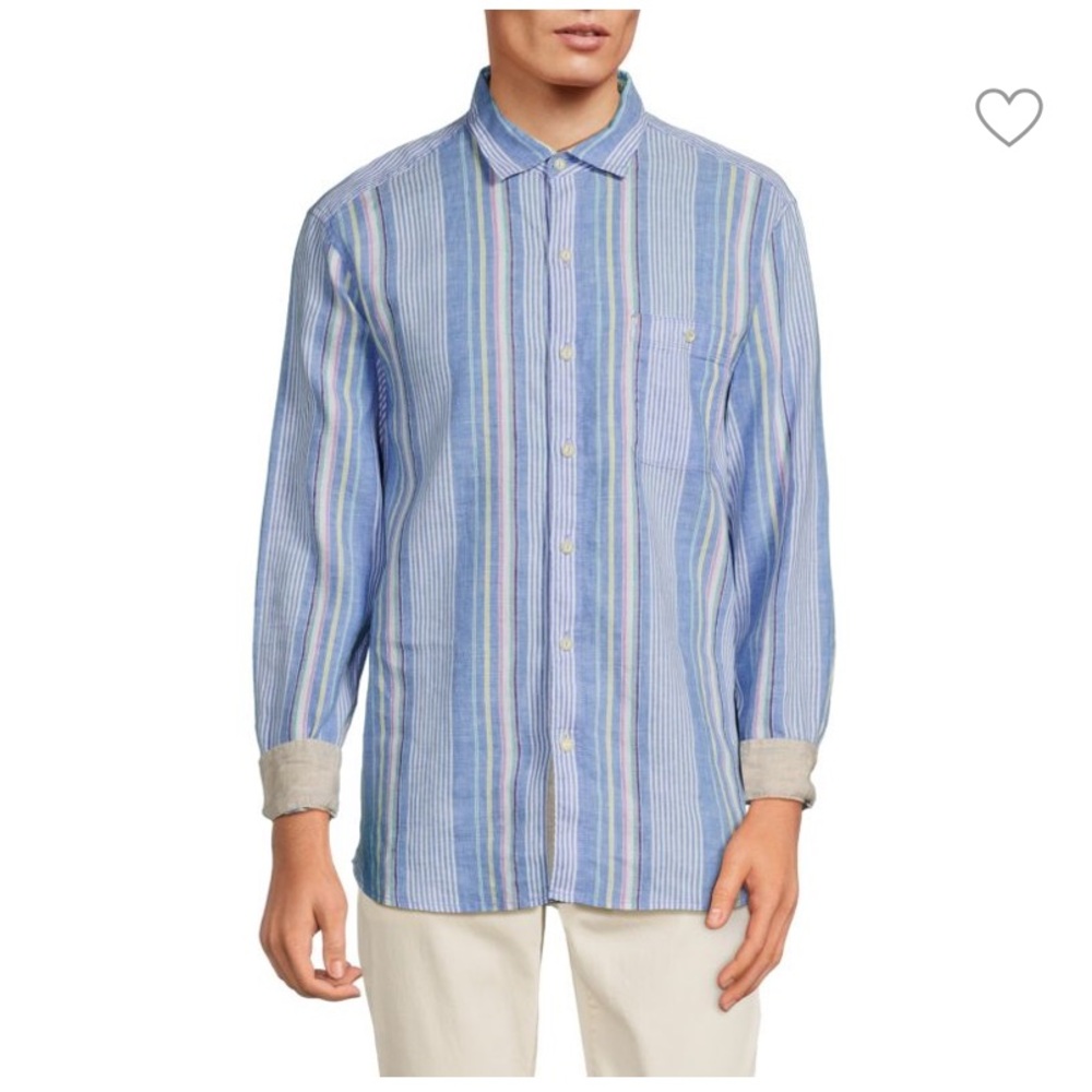 TOMMY BAHAMA Barbados Breeze Tida Striped Shirt